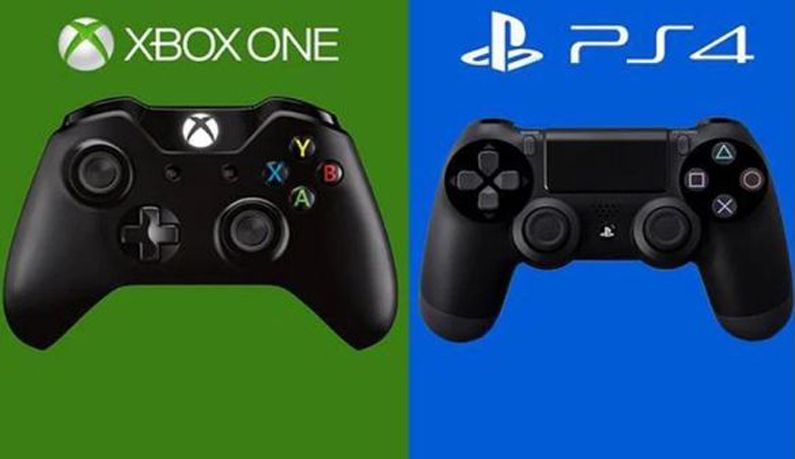 عکس تفاوت PS4 و XBOX one