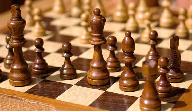 عکس بازی شطرنج