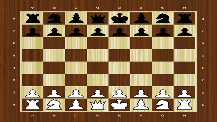 صفحه، مهره و ساعت در بازی شطرنج
